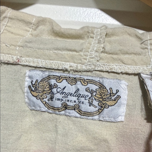 Angelique vintage quilted Plaid Multicolor Hooded jacket L hoodie - Picture 6 of 12